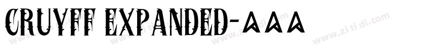 cruyff expanded字体转换 cruyff expanded字体转换